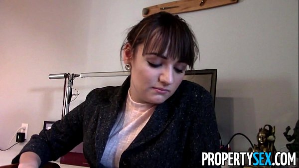 propertysex beautiful realtor renting office space blackmailed into making sex video