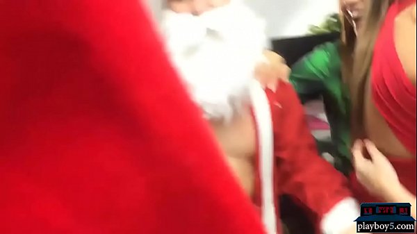 college amateur xmas party turns into a wild fuck orgy