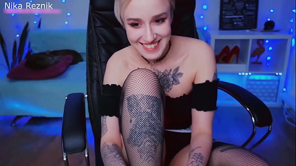 cute amateur slut toy in ass on webcam